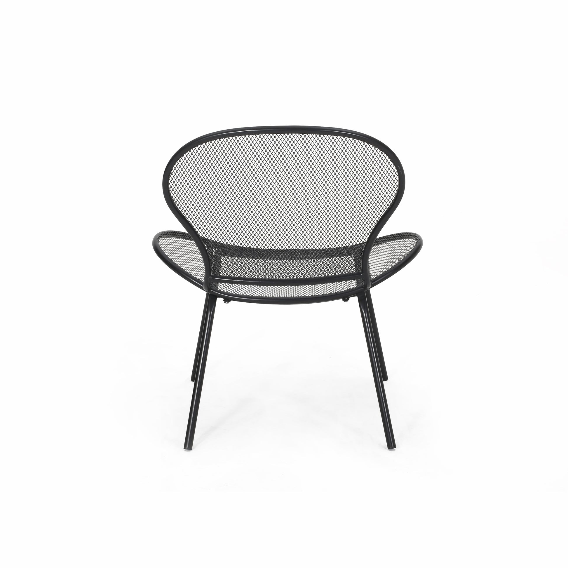 Nevada Chair Mp2 1Ctn 2Pcs Matte Black Iron