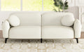 83.9''Upholstered Sofa For Living Room, Bedroom, And Apartments Beige Polyester 2 Seat