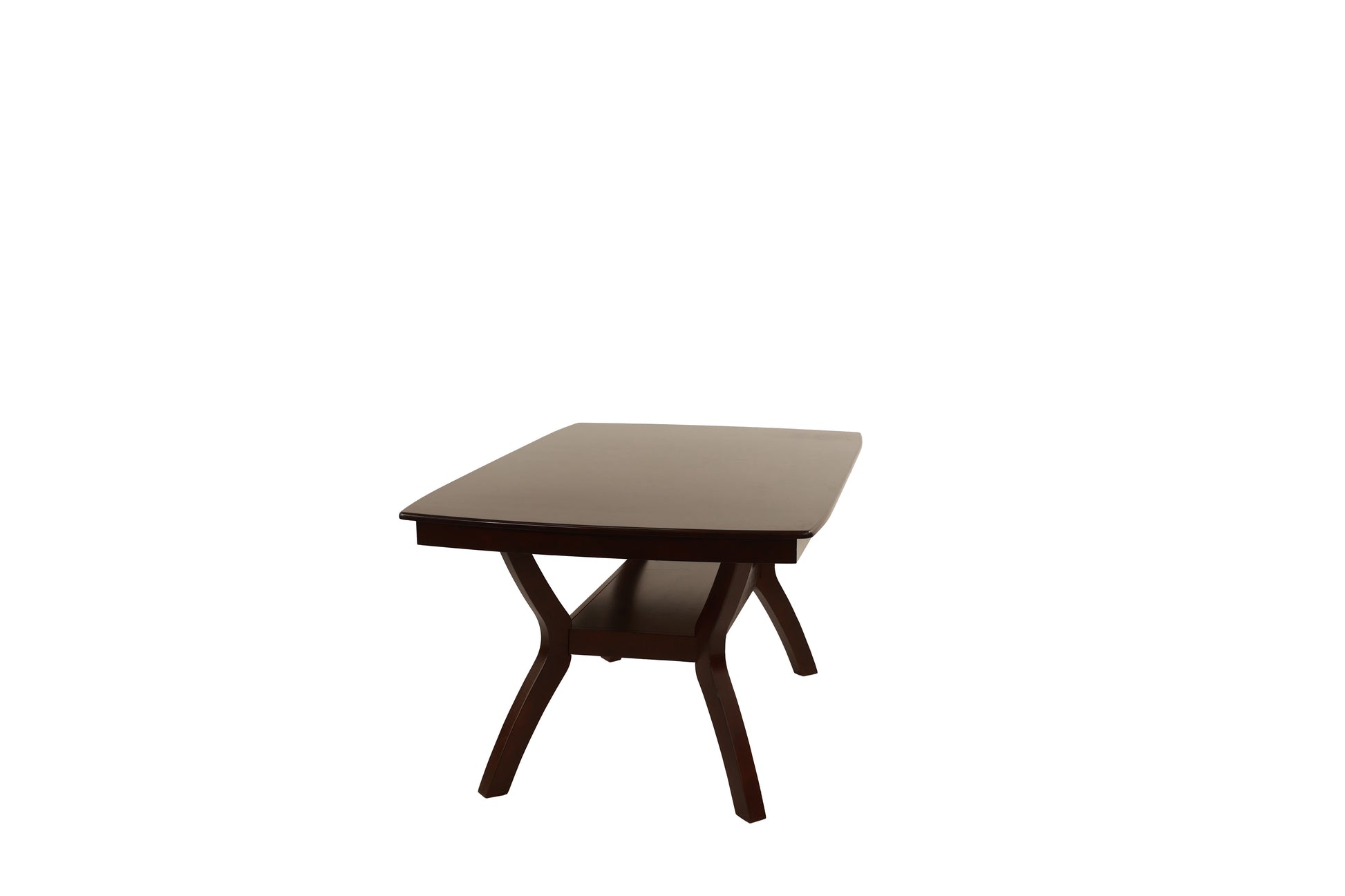 Formal Look Dining Table W Shelve And 6X Side Chairs Solidwood Espresso Finish 7Pc Set Dining Room Furniture Espresso Wood Dining Room Solid Wood Rubberwood Rectangular Dining Table With Chair Wood Espresso Solid Back Seats 6