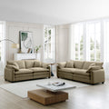 Modern Living Room Sofa Two Piece Set, Suitable For Living Room And Bedroom Sofa Set, Consists Of Two Pieces Of 2 Seater Sofa,Tan Corduroy Tan Corduroy 4 Seat
