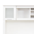 Home Office Computer Desk White Particle Board Mdf