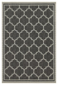 Sunshine Gc Har2005 Anthracite 7 Ft. 10 In. X 10 Ft. 3 In. Indoor Outdoor Area Rug Anthracite Polyester Polypropylene