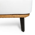 Nic Club Chair Brown Pe Rattan Iron Waterproof Fabric