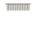Fretwork Print Grommet Top Window Valance Ivory Grey 50X18