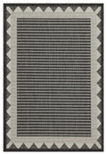 Sunshine Gc Har2014 Anthracite 5 Ft. 3 In. X 7 Ft. 3 In. Indoor Outdoor Area Rug Anthracite Polyester Polypropylene