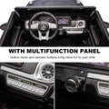 24V 2 Seater Kids Ride On Car Licensed Mercedes Benz G63 Powerful 4Wd For Kids Ages 3 8, With 7Ah Big Battery, Remote Control, Soft Braking, 4 Wheel Suspension, Led Headlight & Music,Black Black Polyethylene