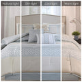 7 Piece Comforter Set Aqua Queen Queen Aqua Polyester