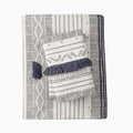3 Piece Cotton Duvet Cover Set Queen Multicolor Cotton