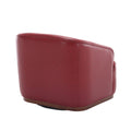 Coolmore Swivel Barrel Chair, Comfy Round Accent Sofa Chair For Living Room, 360 Degree Swivel Barrel Club Chair, Leisure Arm Chair For Nursery, Hotel, Bedroom, Office, Lounge Wine Red Pu Wine Red Primary Living Space Foam Pu Leather