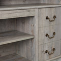 Vintage Drawer Traditional Tv Media Stand Farmhouse Rustic Entertainment Console For Tv Up To 65