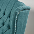 One And Half Seater Recliner Teal Fabric