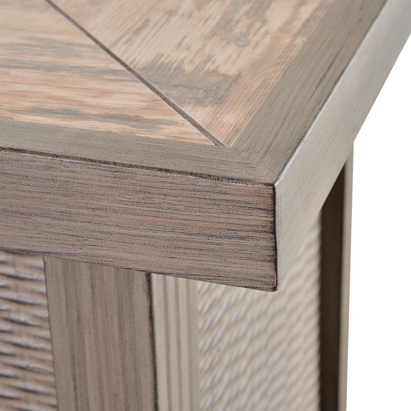 Outsunny 42" Propane Fire Pit Table, 50,000 Btu Wicker Effect Auto Ignition Gas Fireplace Fire Pits With Ceramic Tabletop, Steel Base, Lid, Lava Rocks And Cover, Csa Certification, Grey Gray Steel