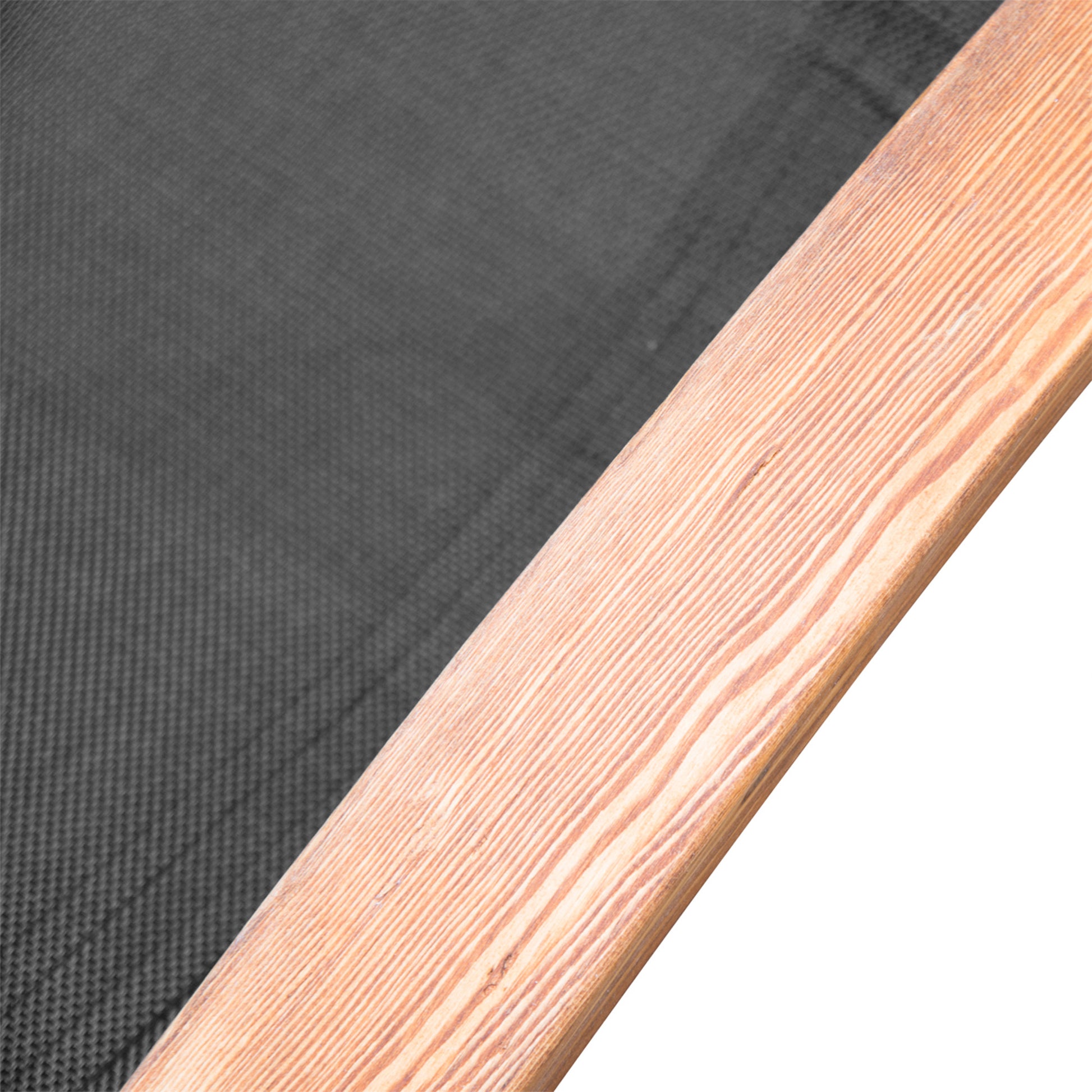 Outsunny Outdoor Chaise Wood Lounge Chair With Pillow, Armrests,Sling Mesh And Comfortable Curved Design For Patio, Deck, And Poolside Black Pine