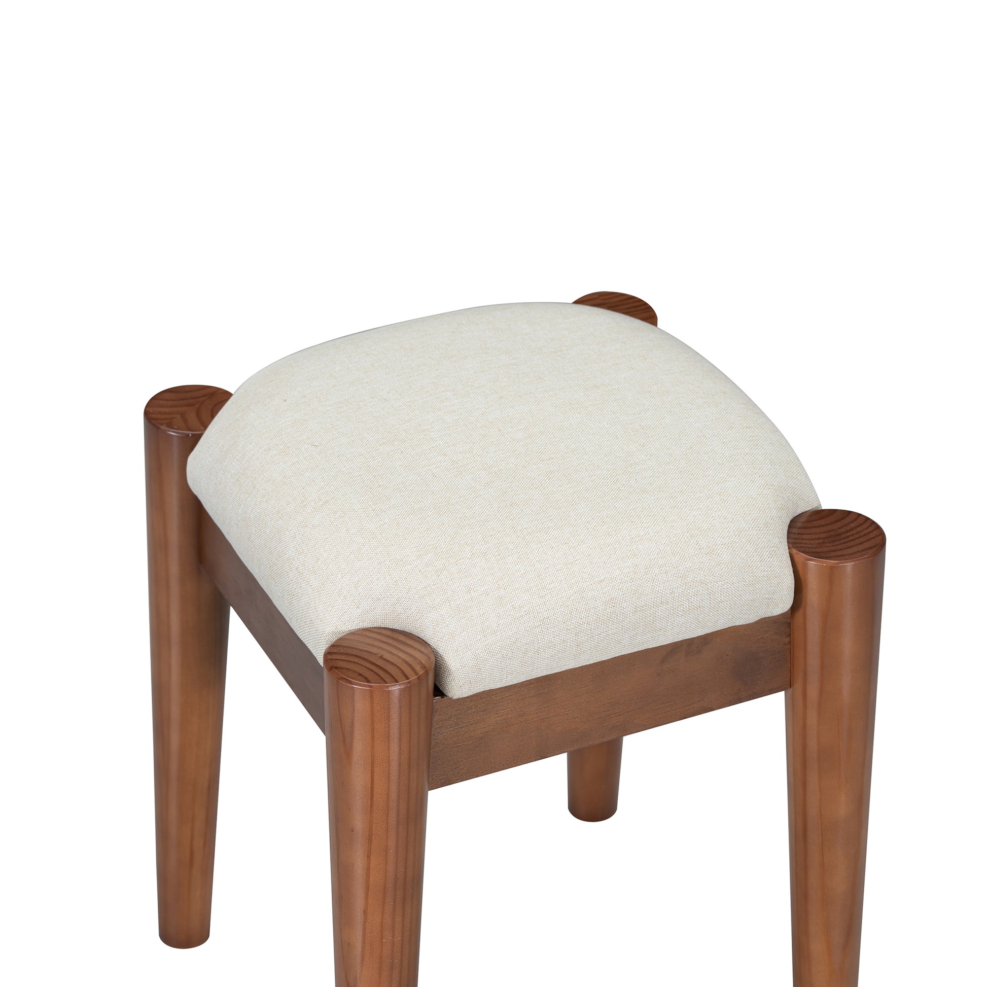 3 Pieces Bedroom Set With Queen Size Wooden Bed Frame, 1 Vintage Nightstand And 1 Makeup Vanity Set With Stool,Walnut Queen Walnut 3 Piece Set Wood