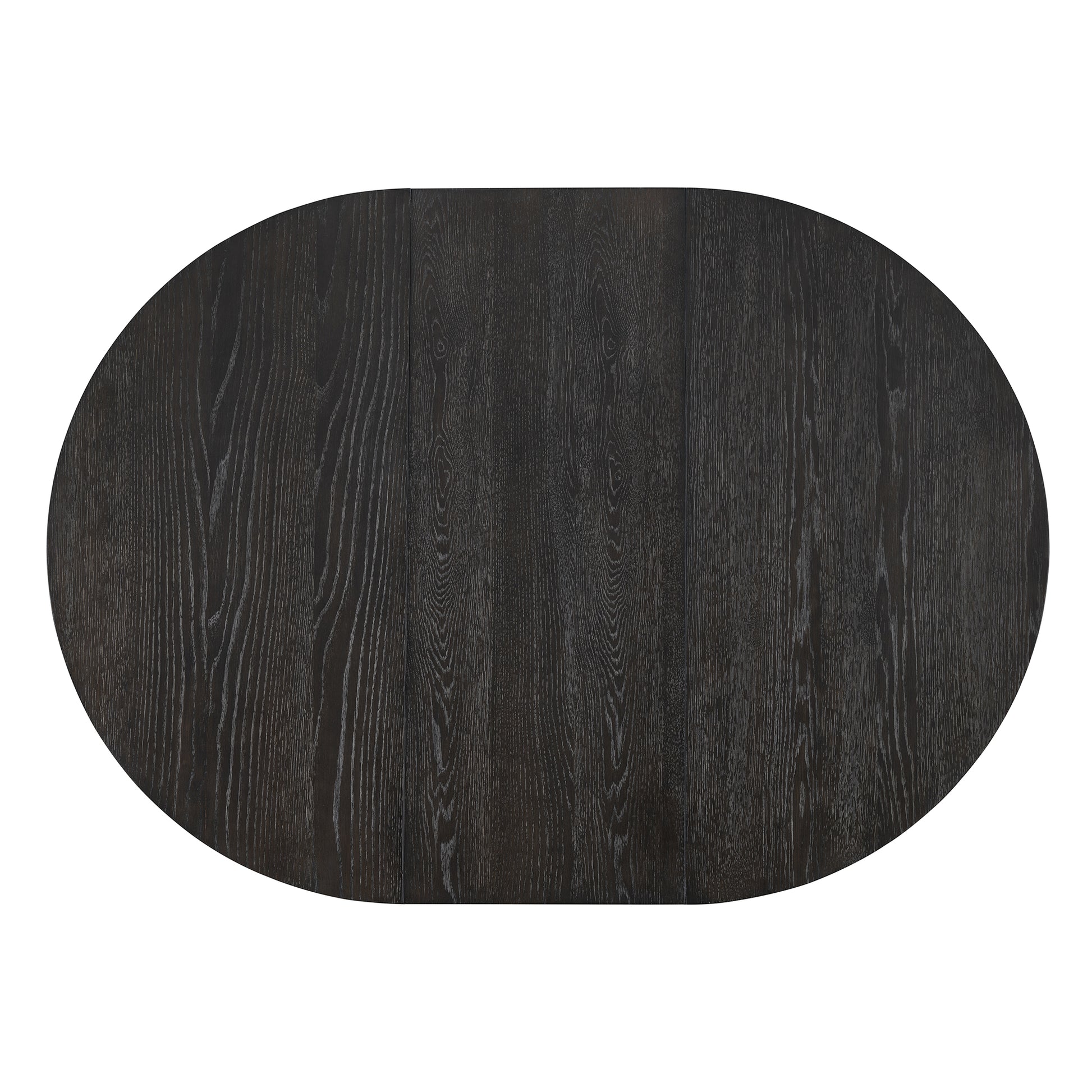 Retro Extendable Dining Table With A 16 Inch Middle Leaf For Dining Room And Kitchen Espresso Espresso Solid Wood Mdf