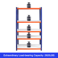 Capacity Garage Storage Shelves Heavy Duty Blue,Orange Iron