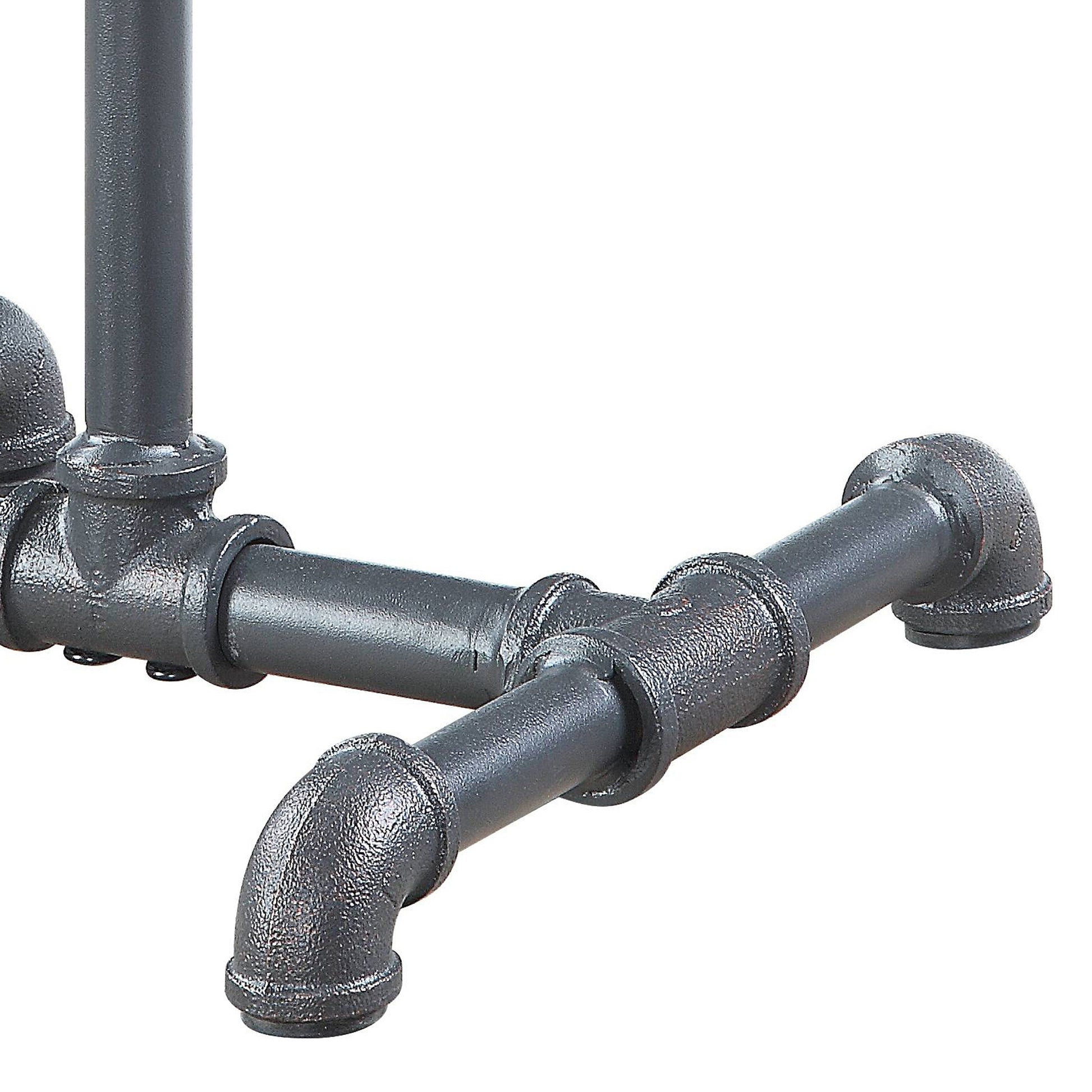 Sandy Grey Candleholder Grey Industrial Metal