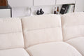 U Shaped Profile Sofa, Including Two Single Seats And Two Chaise, Modular Sofa, Corduroy Sofa White Foam Corduroy 4 Seat