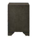 Antique Grey Nightstand With 2 Drawer Grey 2 Drawers Bedroom Rectangle Rubberwood Drawers Wood