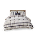 3 Piece Cotton Duvet Cover Set Queen Multicolor Cotton
