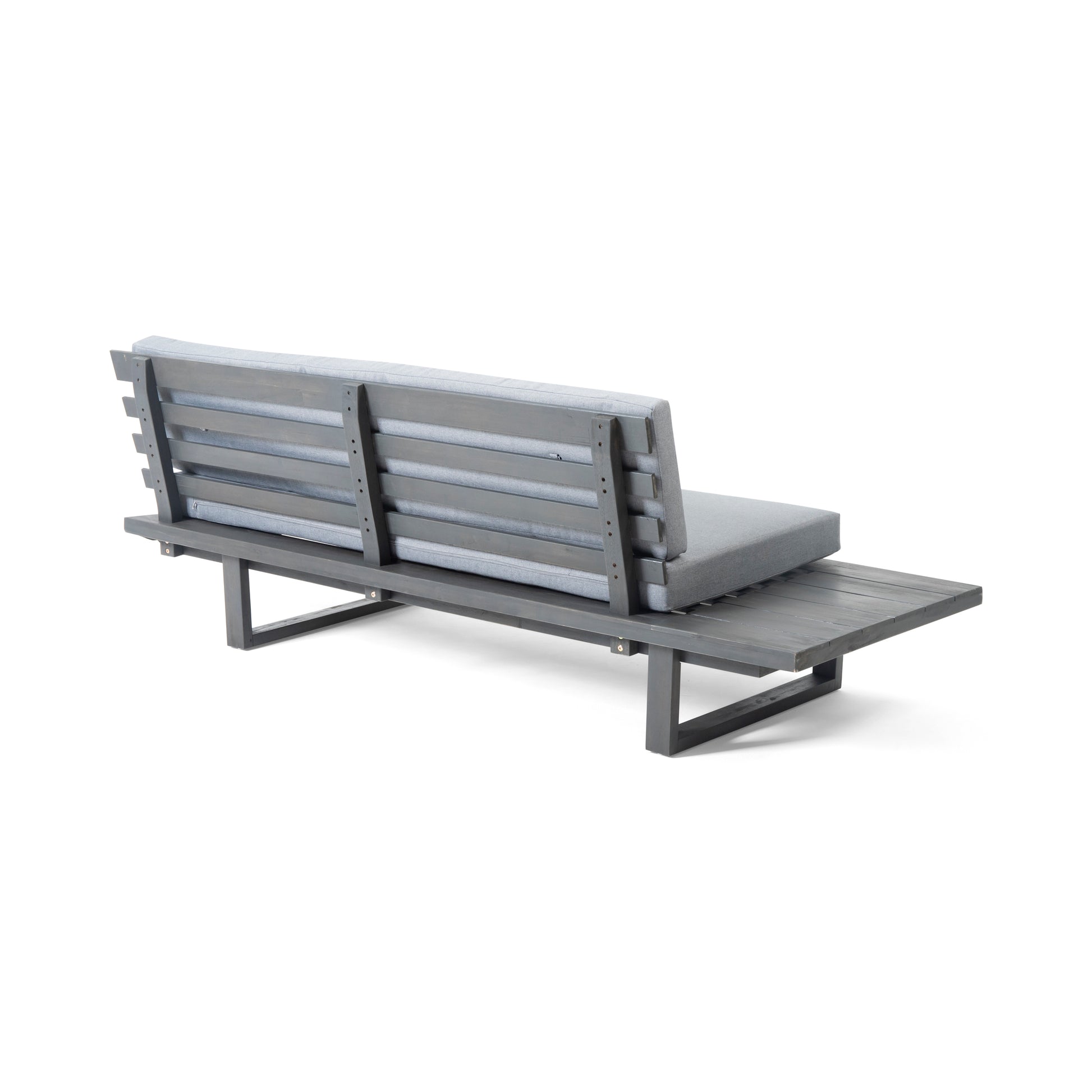 Mirabelle 2 Seater Sofa Left, Grey Grey Acacia Wood