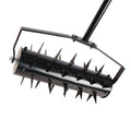 Lawn Aerators, Gardens, Yards, Loose Soil In Farmland,Gardening Lawn Aerator Tool, Upgraded Heavy Duty Aerator Lawn Soil Penetrator Spikes, For Garden Grass Patio Yard. Black Iron