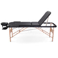 Massage Table Portable Massage Bed Lash Bed With Carrying Case Spa Table Height Adjustable, Salon Bed Face Cradle Bed Black Faux Leather