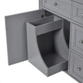 30'' Bathroom Vanity Without Top Sink, Modern Bathroom Storage Cabinet With 2 Drawers And A Tip Out Drawer Not Include Basin Grey Bathroom Modern Solid Wood Mdf