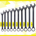 Sae Jumbo Combination Wrench Set Extra Large,10 Pc Sae Black Oxide Jumbo Combo Wrench Set 1 5 16