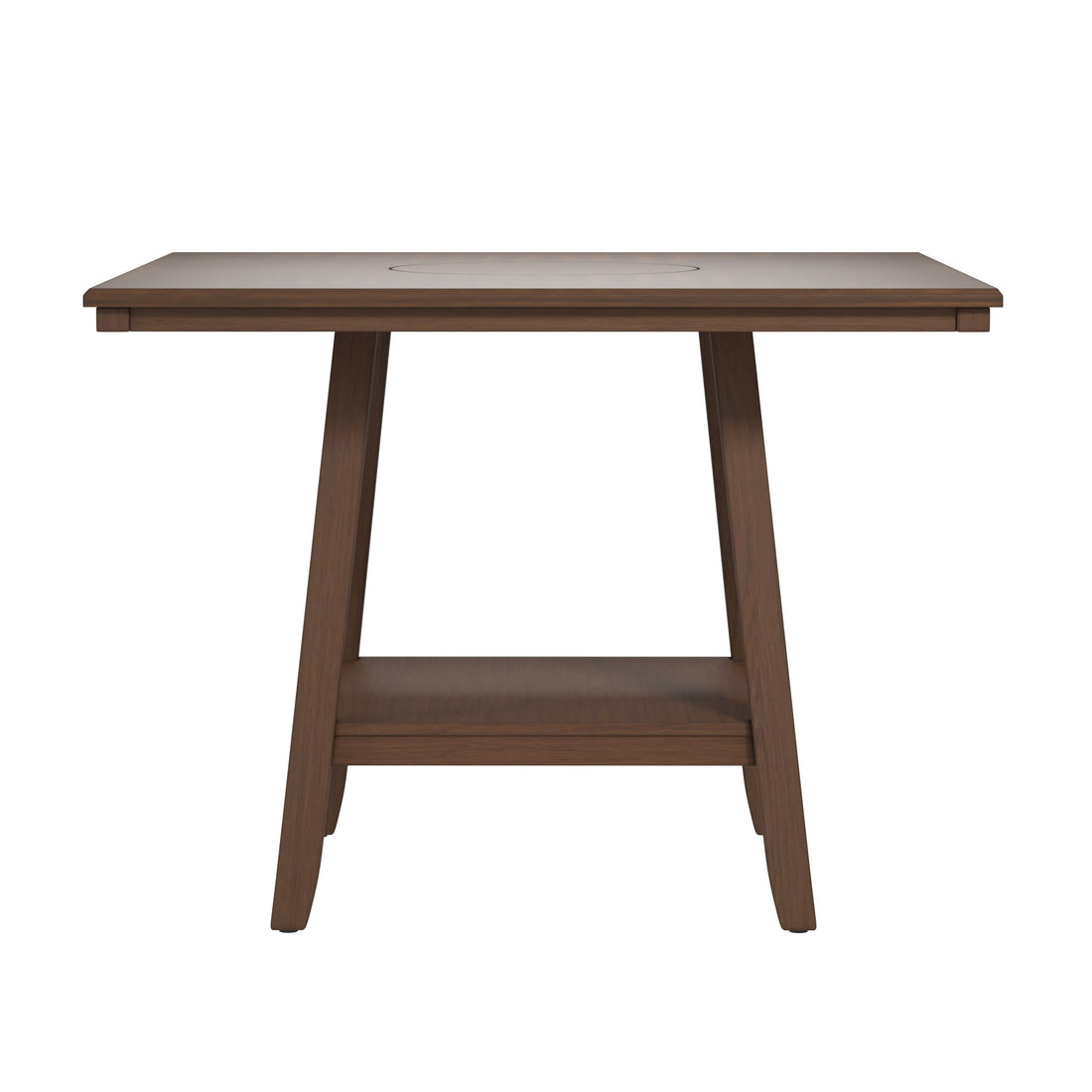 Glimm Brown Gathering Height Table Brown Engineered Wood