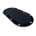 Folding Poker Table Top For 10 Players Tri Fold Texas Holdem Blackjack Casino Game Tabletop Black Black Primary Living Space Modern Mdf