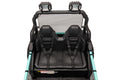 24 Volt Ride On Toys With Remote, Metal Frame Electric Powered Off Road Utv With 2 Xl Seater, 4X200W 5Mph Max, 4Wd 2Wd Switchable, 3 Speeds, Bluetooth, Storage,Green Green Abs