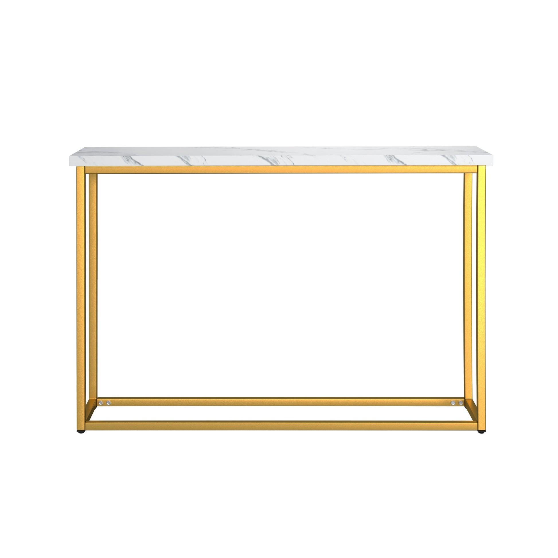 Marb White Sofa Table White Solid Wood