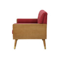 Club Chair Red Fabric
