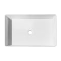 Solid Surface Basin Matte White Contemporary Solid Surface