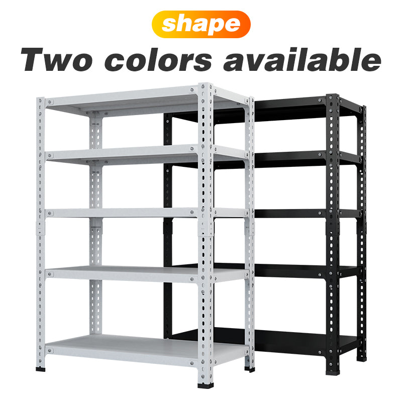 Household Storage Rack, Adjustable Display Rack, Basement Balcony Storage Rack, Carbon Steel Storage Rack, 100Cm * 40Cm * 180Cm, Five Floors White 5 White Etagere Primary Living Space Metal Contemporary Adjustable Shelves Metal
