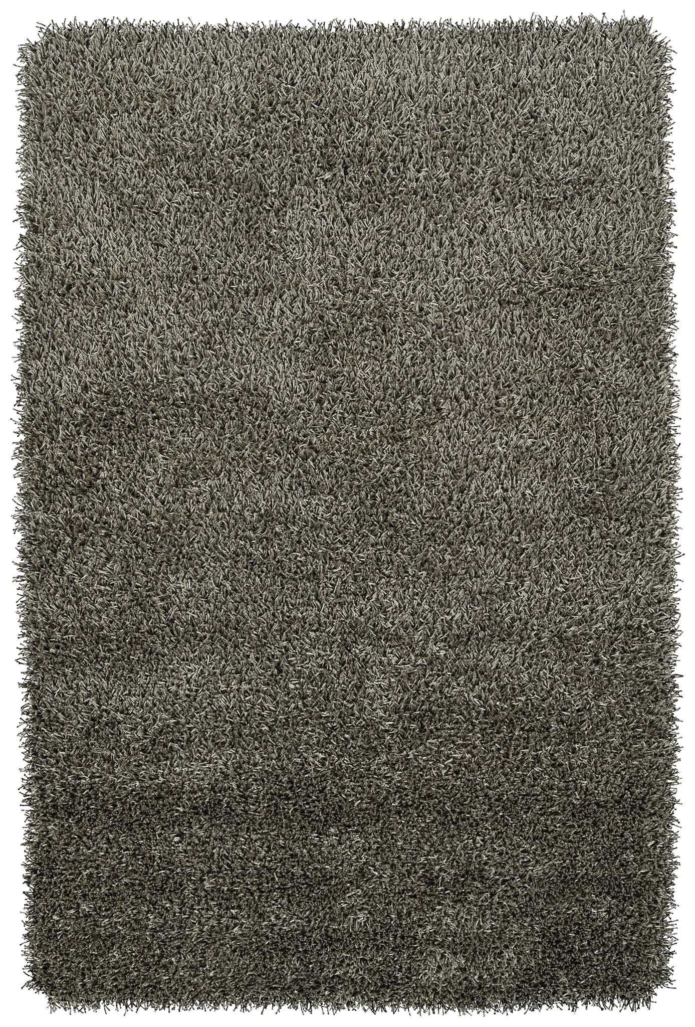 Casual, Solid Color, Distressed, Cut Pile 5' X 7'6" Rectangle Area Rug Grey Polyester