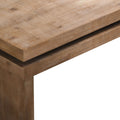 Natural Wood Living Room Table Versatile Coffee Table 2 Tiered Wood Tabletop Table 47.6