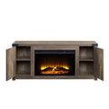 Rustic Oak Fireplace Oak Primary Living Space Farmhouse Wood