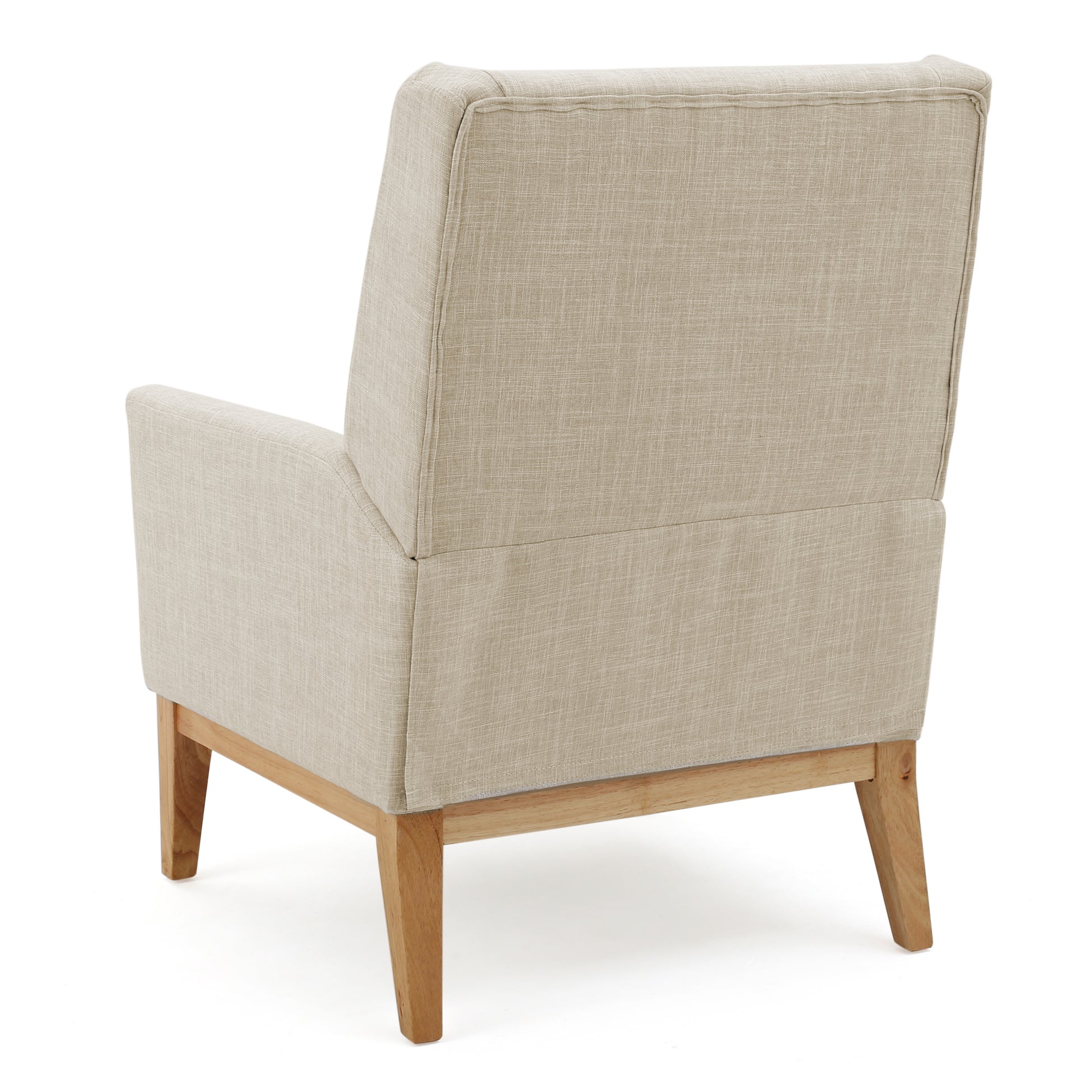 Kd Accent Chair Beige Fabric