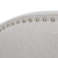 Queen&Full Sized Headboard Queen Light Grey Fabric