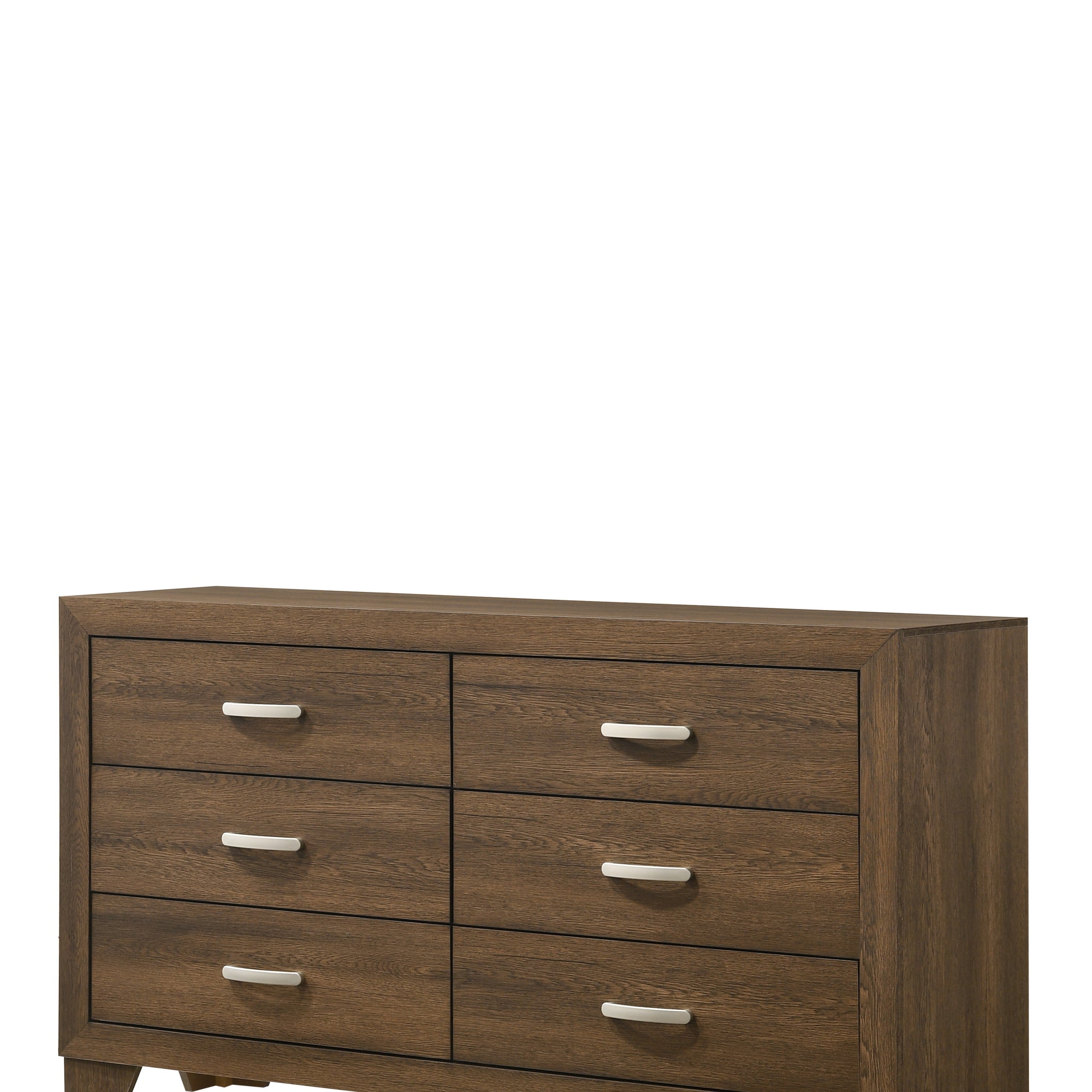 Miquell Oak Finish Dresser Oak Synthetic Wood