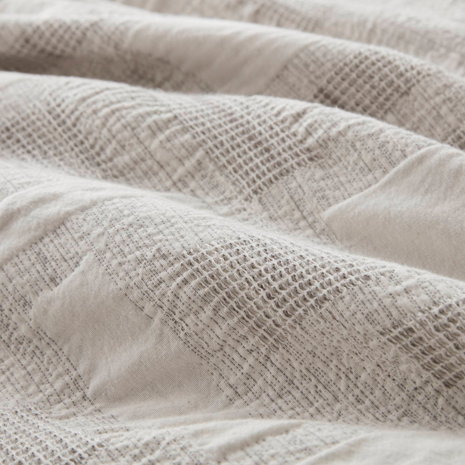 3 Piece Cotton Jacquard Comforter Set Full Queen Ivory Polyester