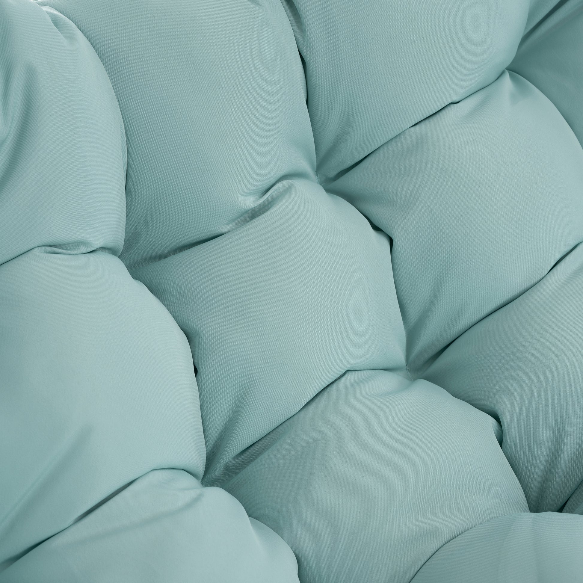 2 Persons Egg Chair With Stand Indoor Outdoor Swing Chair Patio Wicker Hanging Egg Chair Hanging Basket Chair With Stand For Bedroom Living Room Balcony Gray Steel