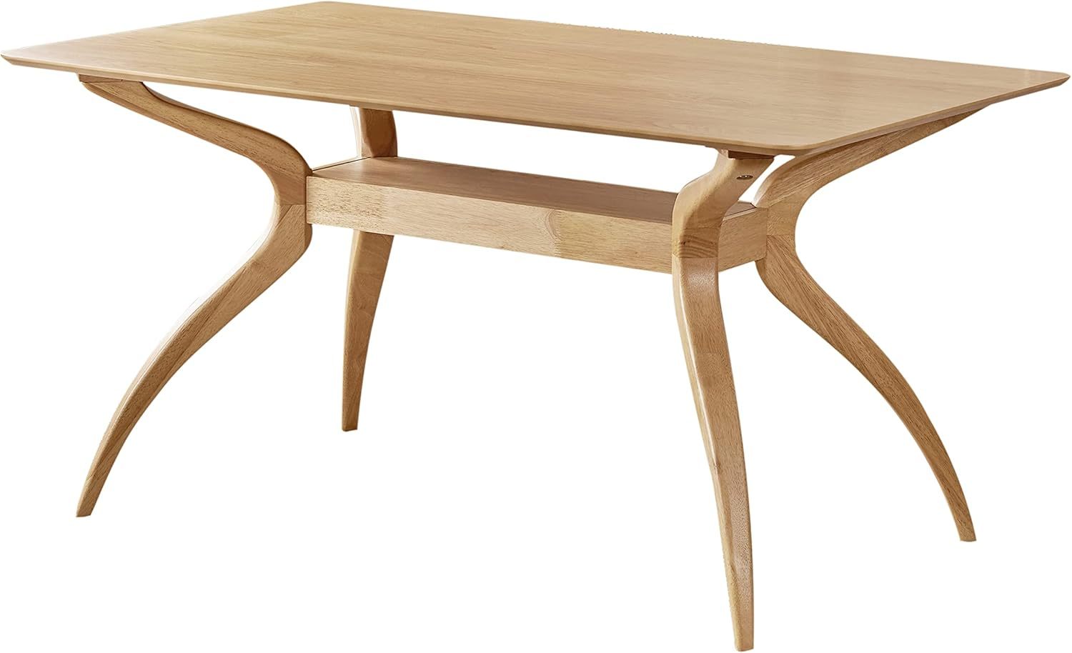 Dining Table Oak Rubber Wood
