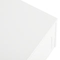 Tv Stand With Fluted Tempered Glass Doors For Tvs Up To 95'', Functional Media Console With Arched Cabinet Doors, Entertainment Center With App Controlled Led Light For Living Room, White White Primary Living Space 90 Inches Or Larger 90 Inches Or Larger