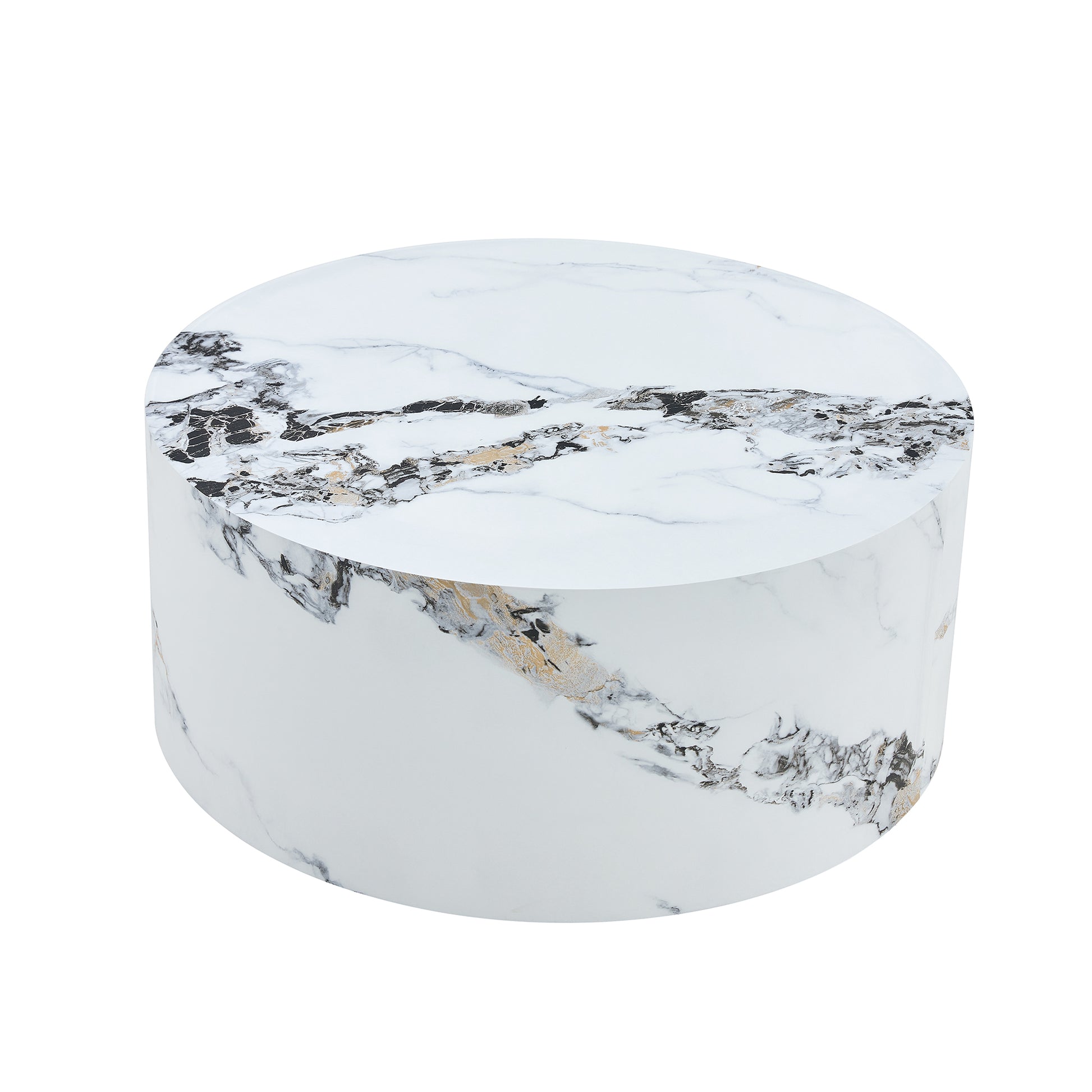 The Cylindrical Table With Its Patterned Design Can Be Easily Integrated Into A Variety Of Interior Styles, From Coffee Tables To Small Dining Tables, Workbenches Or Makeshift Writing Desks. White Mdf