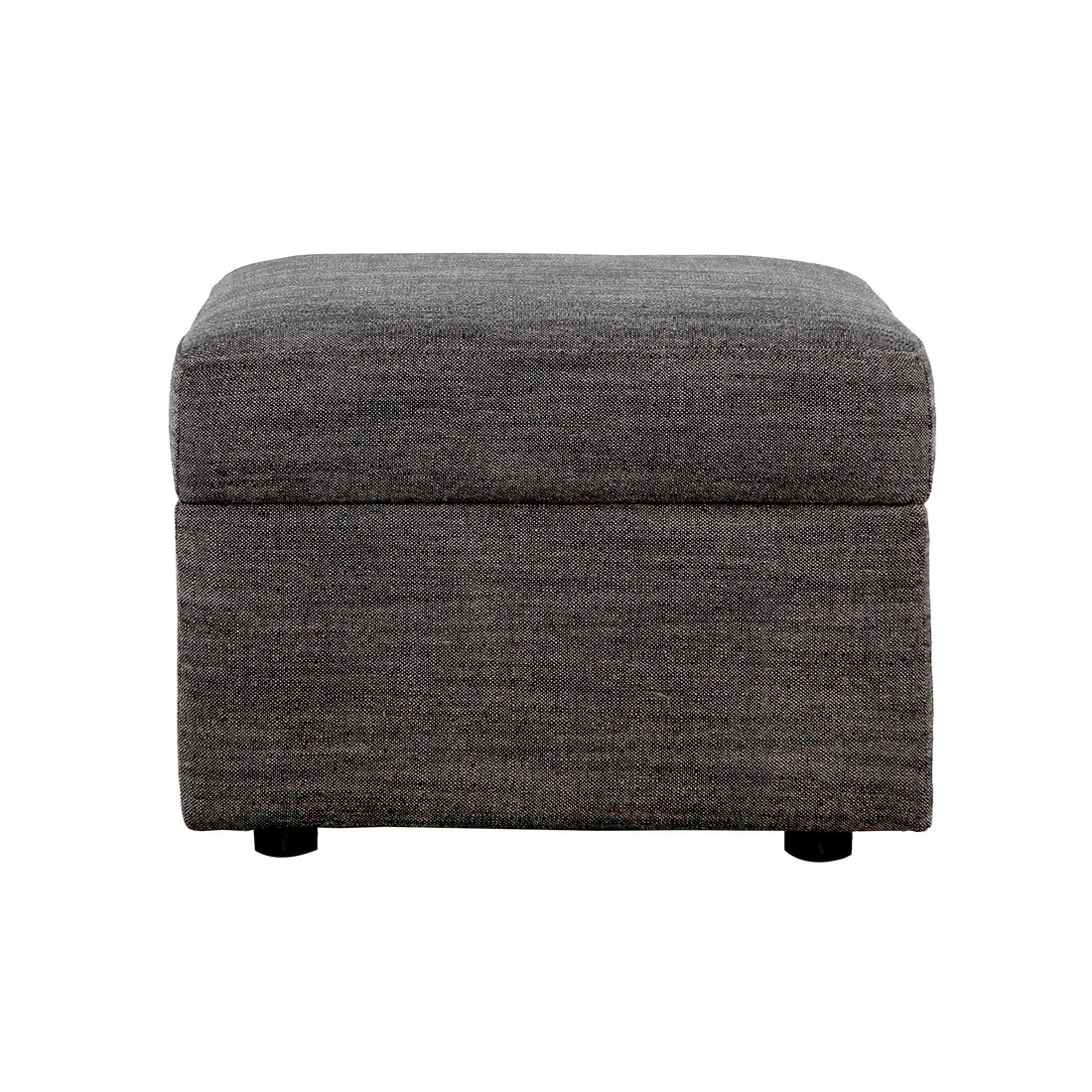 Soho Ottoman In Dark Grey Dark Grey Fabric