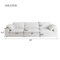 Oversized Cloud Modular Sectional Sofa,120