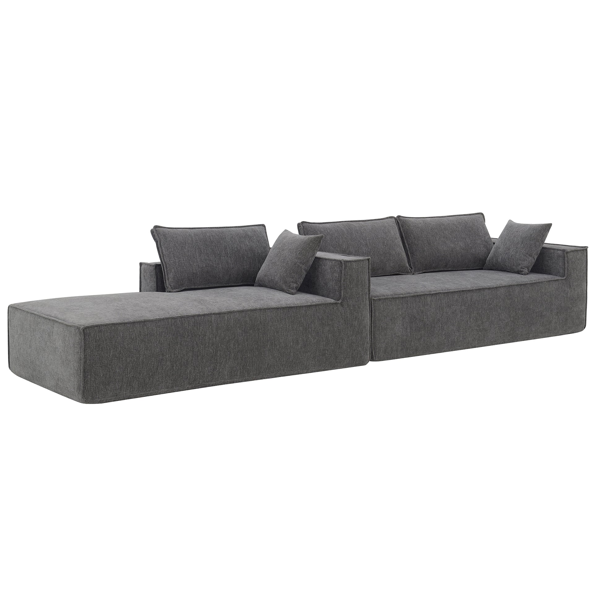 9587G Package Gray Chenille 1 Seat